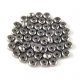 Czech pressed rondelle bead - Crystal Full Chrome - 2.5 x 4 mm