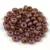 Czech pressed rondelle bead - Alabaster Purple Brown Luster - 2.5 x 4 mm