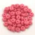 Czech pressed rondelle bead - Alabaster Opal Matt Pink - 2.5 x 4 mm