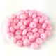 Czech pressed rondelle bead - Alabaster Pink - 2.5 x 4 mm