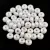 Czech pressed rondelle bead - Alabaster Milky Silver - 2.5 x 4 mm