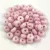 Czech pressed rondelle bead - Alabaster Milky Light Amethyst - 2.5 x 4 mm