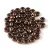 Czech pressed rondelle bead - Bronz - 2.5 x 4 mm