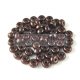 Czech pressed rondelle bead - Bronz Black Patina - 2.5 x 4 mm
