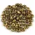 Czech pressed rondelle bead - Sapphire Travertine Gold - 2.5 x 4 mm