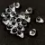 Drop - Czech Pressed Glass Bead - Crystal - 6x4mm