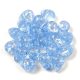 Drop - Czech Pressed Glass Bead - Cracked Light Sapphire - 5x7mm