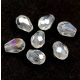 Faceted Glass Bead - Teardrop - 7x5mm - Crystal AB
