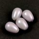Imitation pearl drop bead - Lavender Iris - 14x10mm