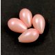 Imitation pearl drop bead - Light Pink Iris - 13x8mm