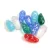 Drop - Czech Pressed Glass Bead - Etched Silver Splash Mix - 6x11mm