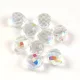 Faceted Glass Bead - Teardrop - 8x6mm - Crystal AB