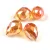 Faceted Glass Bead - Teardrop - 13x9mm - Crystal Brandy