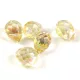 Faceted Glass Bead - Teardrop - 13x9mm - Jonquil AB