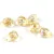 Faceted Glass Bead - Teardrop - 11x8mm - Topaz AB