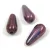 Drop - Czech Pressed Glass Bead - Crystal Vega Luster - 20x9mm