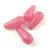 Drop - Czech Pressed Glass Bead - Crystal Opal Pink Luster - 20x9mm