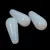 Drop - Czech Pressed Glass Bead - Opal Alabaster - 20x9mm