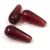 Drop - Czech Pressed Glass Bead - Dark Fuchsia - 20x9mm