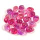 Drop - Czech Pressed Glass Bead - Fuchsia Violet Etched - 4x6mm