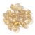 Drop - Czech Pressed Glass Bead - Crystal Gold - 4x6mm