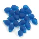 Cseh préselt csepp gyöngy - Matt Capri Blue - 4x6mm