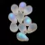 Drop - Czech Pressed Glass Bead - Matt Pink AB - 6x9mm