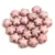 Czech Pressed Star Glass Bead - Alabaster Light Pink Luster - 6mm