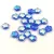 Czech Pressed Star Glass Bead -  Sapphire AB - 6mm
