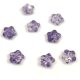 Cseh préselt csillag gyöngy - Crystal Purple Splash - 8mm