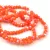 Csiszolt fánk gyöngy - Orange AB - kb. 2x3mm - szálon