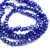 Csiszolt fánk gyöngy - Sapphire Luster - kb. 2x3mm - szálon