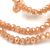 Firepolished donut bead - 2x3mm - Caramel Luster - sold on strand