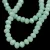 Csiszolt fánk gyöngy - Mint - 2x3mm - szálon