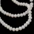 Firepolished donut bead - 3x4mm - Light Peach Matt - sold on strand