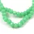 Firepolished donut bead - 3x4mm - Mint - sold on strand