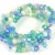 Firepolished donut bead - 3x4mm - Mix