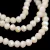 Firepolished donut bead - 3x4mm - Light Peach AB