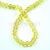 Firepolished donut bead - 3x4mm - Champagne AB - sold on strand