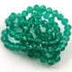 Csiszolt fánk gyöngy - Emerald Luster - 5x6mm - szálon