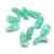 Curved Petal Bead - 7x13mm - Alabaster Mint Blend
