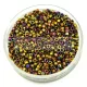 Miyuki Delica Japanese Seed Bead  size : 10/0 - 0029 10 Metallic Purple Gold Iris
