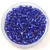Miyuki Delica Japanese Seed Bead  size : 10/0 - 0047 - Silver Lined Cobalt - 10/0