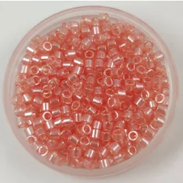   Miyuki Delica Japanese Seed Bead  size : 10/0 - 106 - Pink Grapefruit Luster