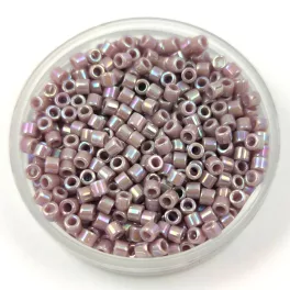   Miyuki Delica Japanese Seed Bead  size : 10/0 - 0158 Opaque Lilac AB 10/0