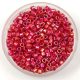 Miyuki Delica Japanese Seed Bead  size : 10/0 - 0162 Opaque Red AB