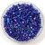 Miyuki Delica Japanese Seed Bead  - 0165 - Opaque Cobalt AB - 10/0