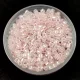 Miyuki Delica Japanese Seed Bead  - 234 - Dyed Baby Pink Lined Crystal Ceylon - 10/0
