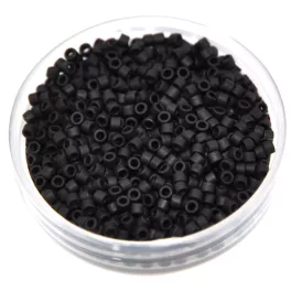  Miyuki Delica Japanese Seed Bead  size : 10/0 - 0310 Matte Black