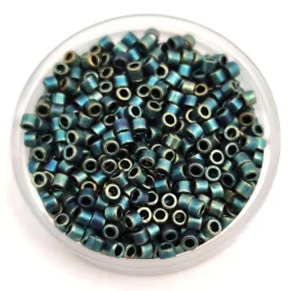   Miyuki Delica Japanese Seed Bead  size : 10/0 - 0324 Matte Metallic Patina Iris